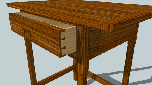 SketchUp Guide for Woodworkers: A detailed model