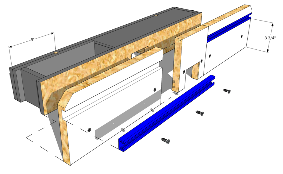 Table Saw Router Fence Plans