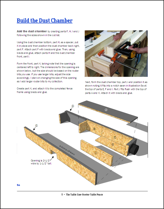 Table Saw Fence Plans